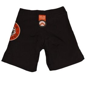 Oplon Gaviao Jiu Jitsu Shorts Size 42 Black Martial Arts Stretch Athletic Sports